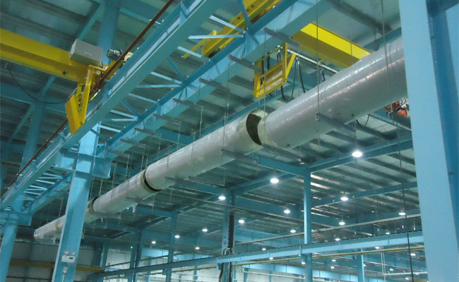 Hệ thống đường ống xử lý ô nhiễm khí thải